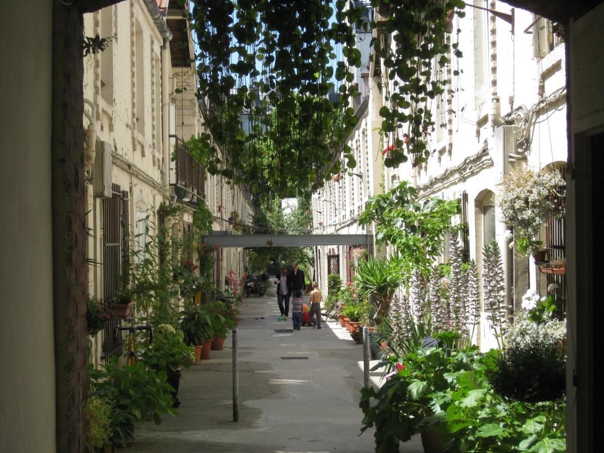 Cite Pilleux - Charming Studio In A Flowery Pedestrian Lane Paris Exterior foto